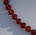 Spessartite Gemstone Cushion Beads