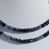 Kyanite Gemstone Faceted Rondelle