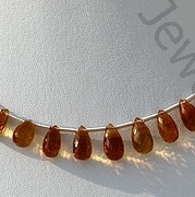 Citrine Gemstone  Tear Drops Briolette