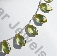 Lemon Quartz Dolphin Briolette
