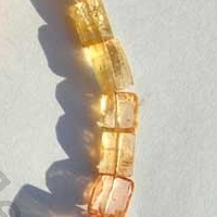 Imperial Topaz  Faceted Rectangles