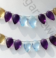 Semi Precious Gemstone Conch Briolette