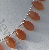 Orange Moonstone Dolphin Briolette