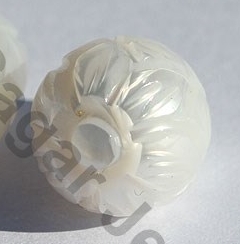Fresh Water Pearl Half Drilled Gemstone