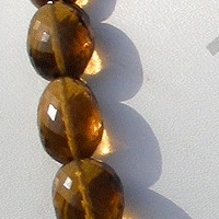 Cognac Quartz  Faceted Nuggets
