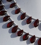 Garnet Dolphin Briolette