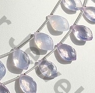 Lavender Quartz Dolphin Briolette
