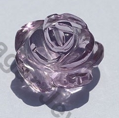 Pink Amethyst Moon Flower Cut