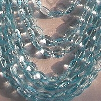 Blue Topaz Gemstone  Oval Faceted