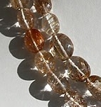 Copper Rutilated Quartz  Oval Faceted
