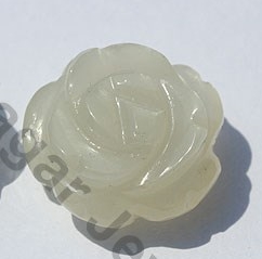 White Moonstone Half Drilled Gemstones