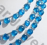 Apatite Gemstone Beads  Heart Briolette