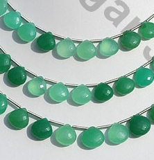 Chrysoprase Heart Briolette