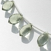 Green Amethyst Gemstone Dolphin Shape Beads