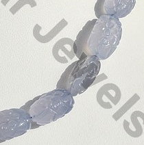 Natural Chalcedony Carved Nugget