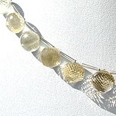 Scapolite Gemstone Onion Shape Beads