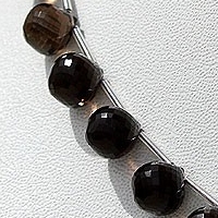 Smoky Quartz Gemstone  Onion Shape