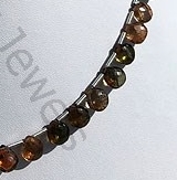Andalusite Gemstone  Heart Briolette