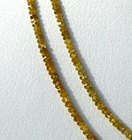 Diamond Gemstone beads Faceted Rondelle