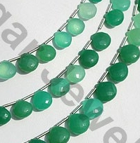 Chrysoprase Heart Briolette