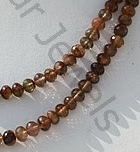 aaa Andalusite Gemstone  Faceted Rondelle