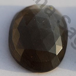 Black Moonstone Rose Cut Cabochon