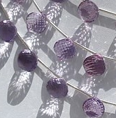 Pink Amethyst  Onion Shape