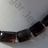 Fluorite Gemstone Beads  Faceted Rectangles