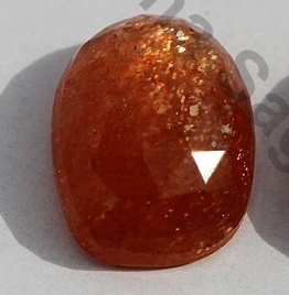 Sunstone Rose Cut Cabochon
