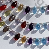 Semi Precious Gemstone Chandelier Briolette