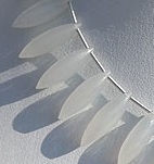 White Moonstone Dew Drop Briolette