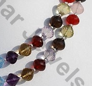 Semi Precious Gemstone Onion Cut