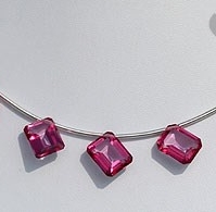 Pink Topaz Gemstone Octagons