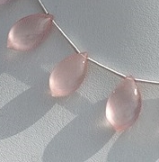 Rose Quartz Dolphin Shape Beads