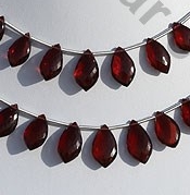 Garnet Dolphin Briolette