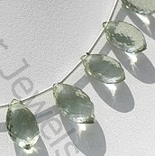 Green Amethyst Gemstone Dolphin Shape Beads