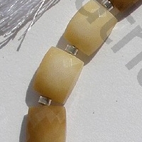 Coral  Faceted Rectangles