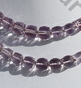 Pink Amethyst Faceted Cube