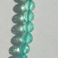 wholesale Apatite Gemstone Beads  Faceted Rounds