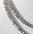 Grey Moonstone Plain Beads