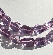 Pink Amethyst  Faceted Nuggets