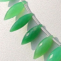 Chrysoprase Gemstone Dew Drops