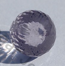 Lavender Quartz Half Drilled Gemstones
