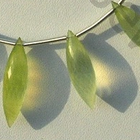 Prehnite Gemstone  Dew Drops