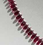 Pink Tourmaline Gemstone Tear Drops Briolette