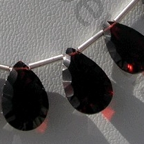 Garnet Gemstone Concave Cut Pan
