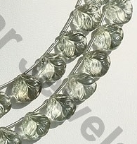 Green Amethyst Carved heart