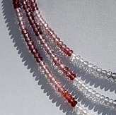 Multi Spinel  Faceted Rondelles