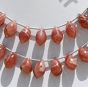 Rhodochrosite Chandelier Briolette