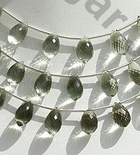 wholesale Green Amethyst Gemstone Chandelier Briolette